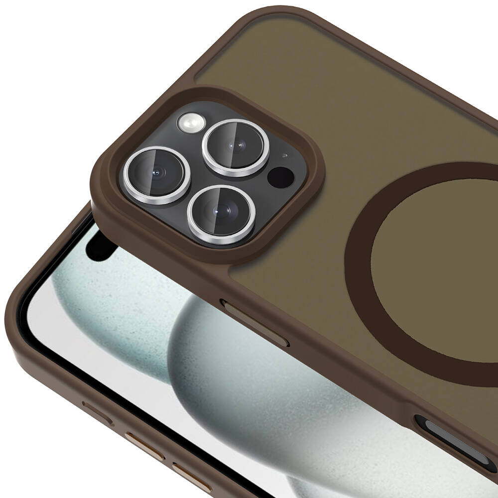 Apple iPhone 16 Pro Max Uyumlu Kılıf Magsafe Şarj Özellikli Mat Arka Yüzey Zore Sio Kapak - 6