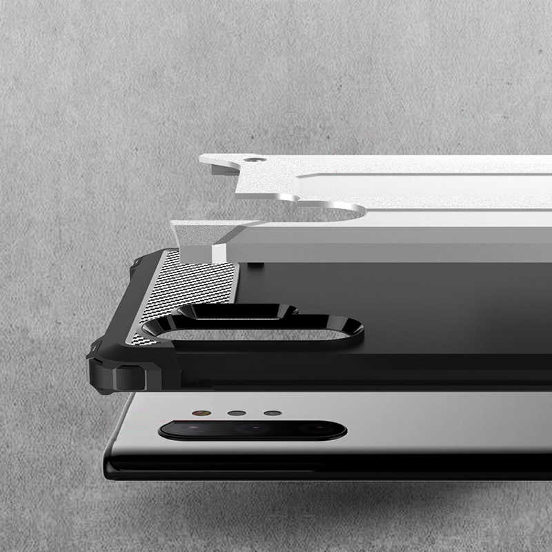 Samsung Galaxy Note 10 Plus Uyumlu Kılıf Zore Crash Silikon Kapak - 1