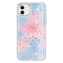 Apple iPhone 11 Uyumlu Kılıf Simli Desenli Parlak Zore Task Kapak - 3