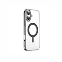 Apple iPhone 16 Plus Uyumlu Kılıf Wiwu MCC-201 iShield Ultra Serisi Magsafe Şarj Özellikli Standlı Crystal Sert PC Kapak - 1