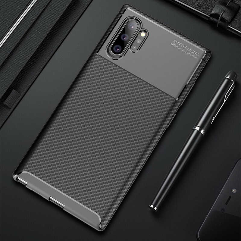 Samsung Galaxy Note 10 Plus Uyumlu Kılıf Zore Negro Silikon Kapak - 1