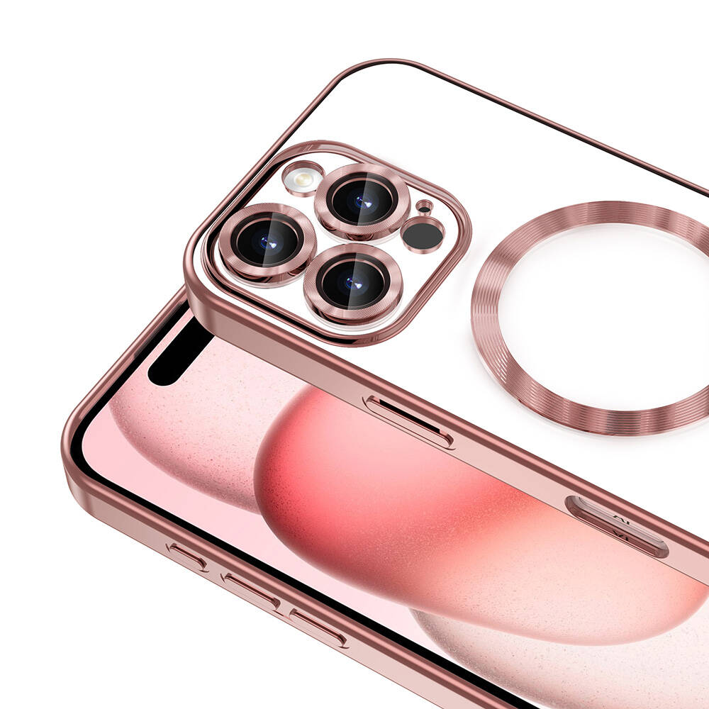 Apple iPhone 16 Pro Max Uyumlu Kılıf Kamera Korumalı Magsafe Wireless Şarj Özellikli Zore Demre Kapak - 3
