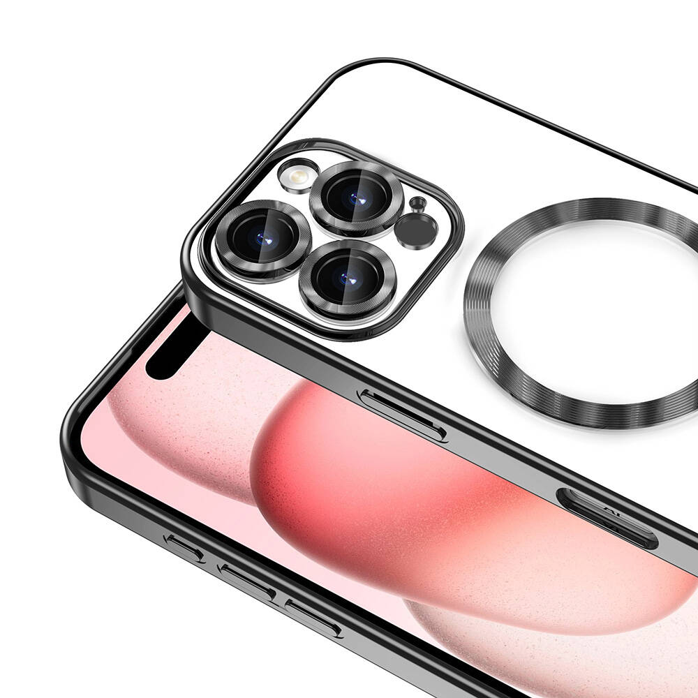 Apple iPhone 16 Pro Max Uyumlu Kılıf Kamera Korumalı Magsafe Wireless Şarj Özellikli Zore Demre Kapak - 4