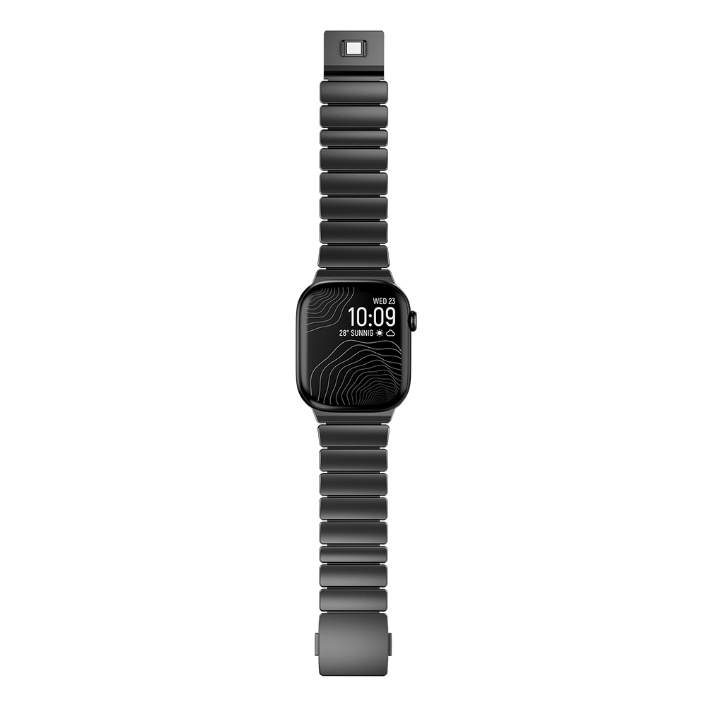 Apple Watch 44mm Uyumlu Zore KRD-149 Metal Silikon Kordon - 4