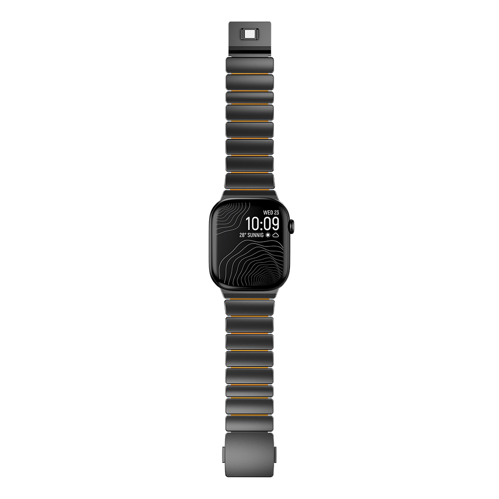 Apple Watch 44mm Uyumlu Zore KRD-149 Metal Silikon Kordon - 5