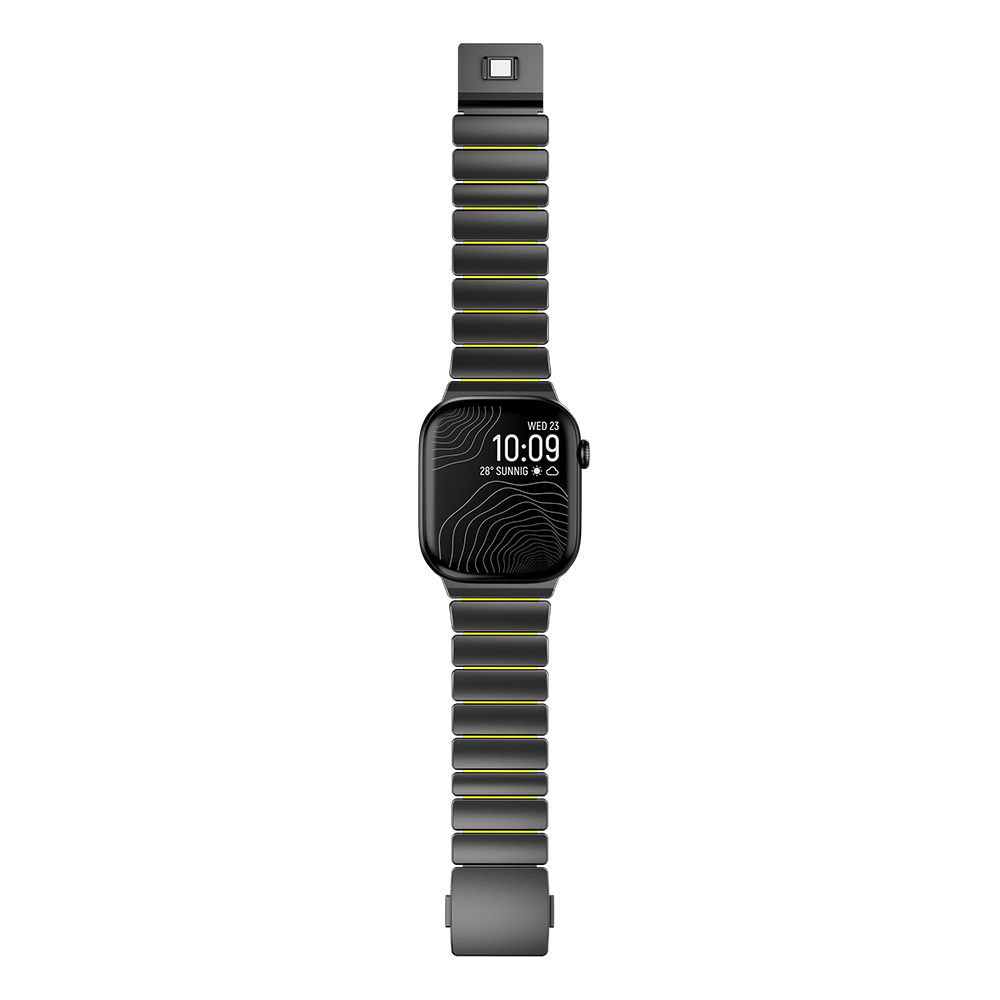 Apple Watch 44mm Uyumlu Zore KRD-149 Metal Silikon Kordon - 6
