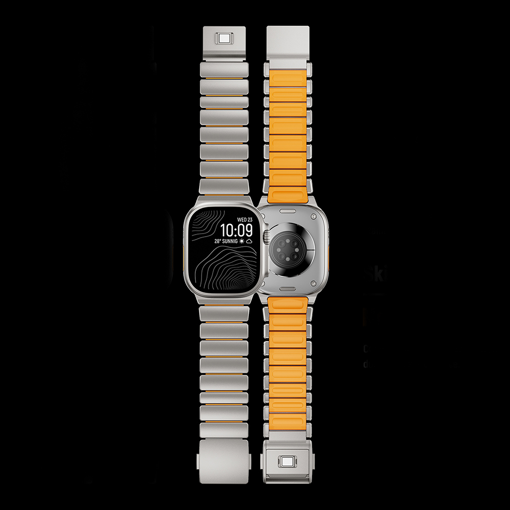Apple Watch 44mm Uyumlu Zore KRD-149 Metal Silikon Kordon - 9