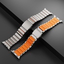 Apple Watch 44mm Uyumlu Zore KRD-149 Metal Silikon Kordon - 14