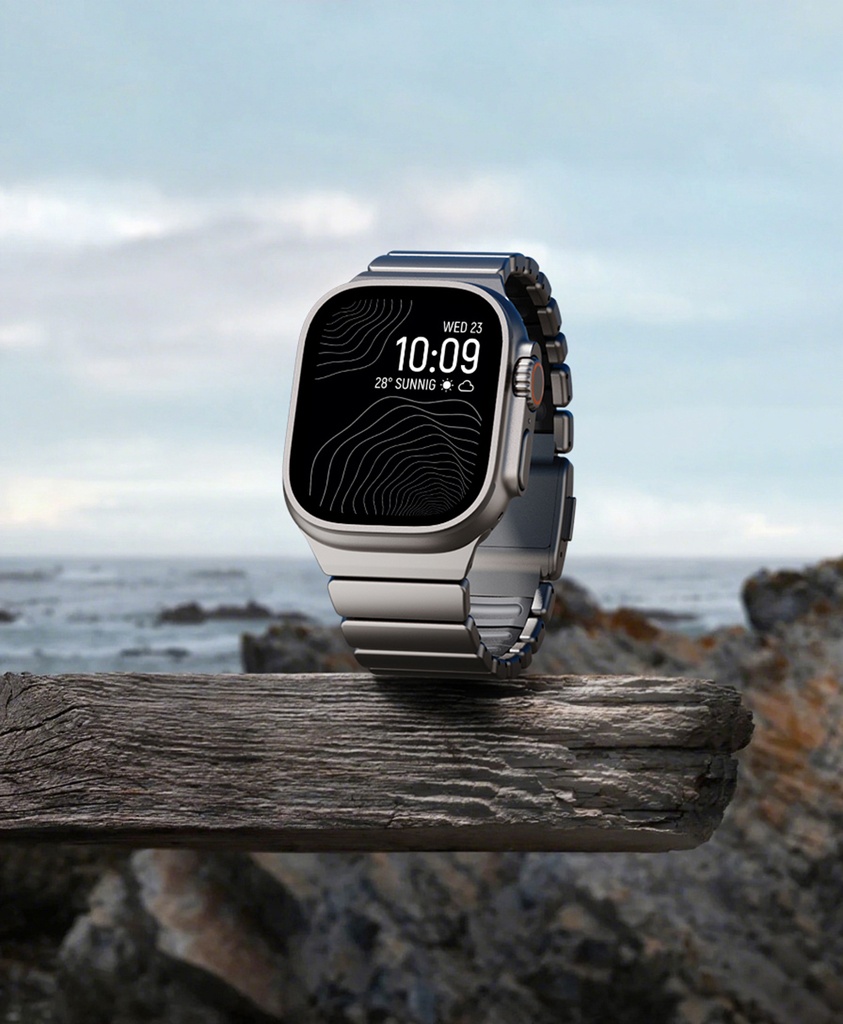 Apple Watch 44mm Uyumlu Zore KRD-149 Metal Silikon Kordon - 15