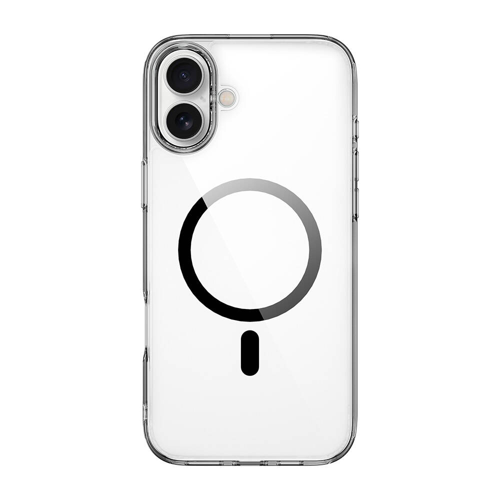 Apple iPhone 16 Plus Uyumlu Kılıf Wiwu MCC-101 iShield Pro Serisi Magsafe Şarj Özellikli Crystal Sert PC Kapak - 1