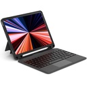 Apple iPad Pro 11 2024 Uyumlu Wiwu Mag Touch Klavyeli Standlı Kılıf - 5