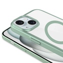 Apple iPhone 15 Uyumlu Kılıf Wireless Şarj Özellikli Sert PC Zore Mat Riksos M-safe Kapak - 8