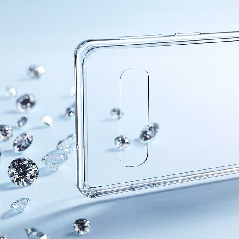 Samsung Galaxy S10 Plus Uyumlu Kılıf Benks Magic Crystal Clear Glass Kapak - 1
