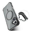 Apple iPhone 16 Uyumlu Kılıf Magsafe Şarj Özellikli Taşlı ve Simli Tasarım Mutural Blink Kapak - 3