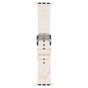 Apple Watch 42mm Uyumlu Kordon Silikon Yumuşak Esnek Metal Klipsli KRD-92 Kayış - 10