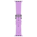 Apple Watch Ultra 49mm Uyumlu Kordon Silikon Yumuşak Esnek Metal Klipsli KRD-92 Kayış - 13