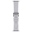 Apple Watch 7 41mm Uyumlu Kordon Silikon Yumuşak Esnek Metal Klipsli KRD-92 Kayış - 11