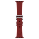 Apple Watch 7 41mm Uyumlu Kordon Silikon Yumuşak Esnek Metal Klipsli KRD-92 Kayış - 16