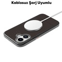 Apple iPhone 16 Uyumlu Kılıf Magsafe Şarj Özellikli Karbon Fiber Desenli Mutural Montage Kapak - 4