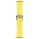 Apple Watch 44mm Uyumlu Kordon Silikon Yumuşak Esnek Metal Klipsli KRD-92 Kayış - 3