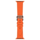 Apple Watch 44mm Uyumlu Kordon Silikon Yumuşak Esnek Metal Klipsli KRD-92 Kayış - 6