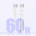 Recci RS13CC Nature Serisi 60W Hızlı Şarj Özellikli Type-C To Type-C PD Kablo 1.2M - 6