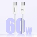 Recci RS15CC Nature Serisi 60W Hızlı Şarj Özellikli Type-C To Type-C PD Kablo 2M - 5