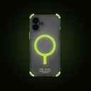 Apple iPhone 16 Plus Uyumlu Kılıf SkinArma Şeffaf Airbag Tasarımlı Magsafe Şarj Özellikli Saido Nightglow Kapak - 6