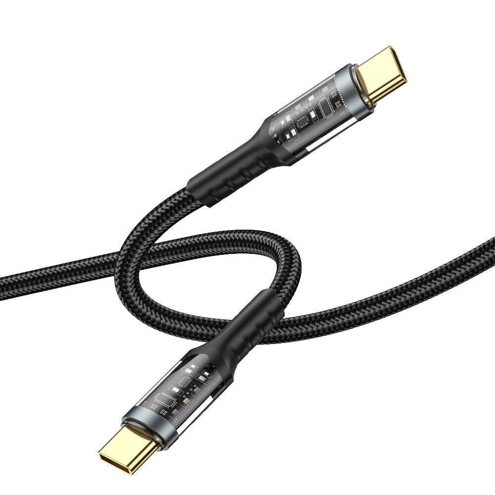 Wiwu Wi-C016 Geek Serisi Type-C to Type-C PD Data Kablo 100W 1.2 Metre - 2
