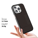 Apple iPhone 16 Pro Max Uyumlu Kılıf Magsafe Şarj Özellikli Karbon Fiber Desenli Mutural Montage Kapak - 6