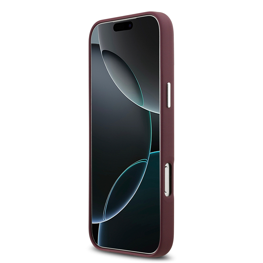 Apple iPhone 17 Pro Max Uyumlu Kılıf BMW Orjinal Lisanslı M-safe Şarj Özellikli Metal Logolu Tam Kaplama Deri Kapak - 4