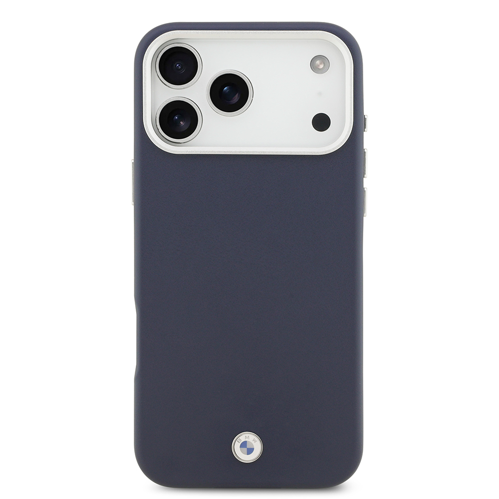 Apple iPhone 17 Pro Max Uyumlu Kılıf BMW Orjinal Lisanslı M-safe Şarj Özellikli Metal Logolu Tam Kaplama Deri Kapak - 8