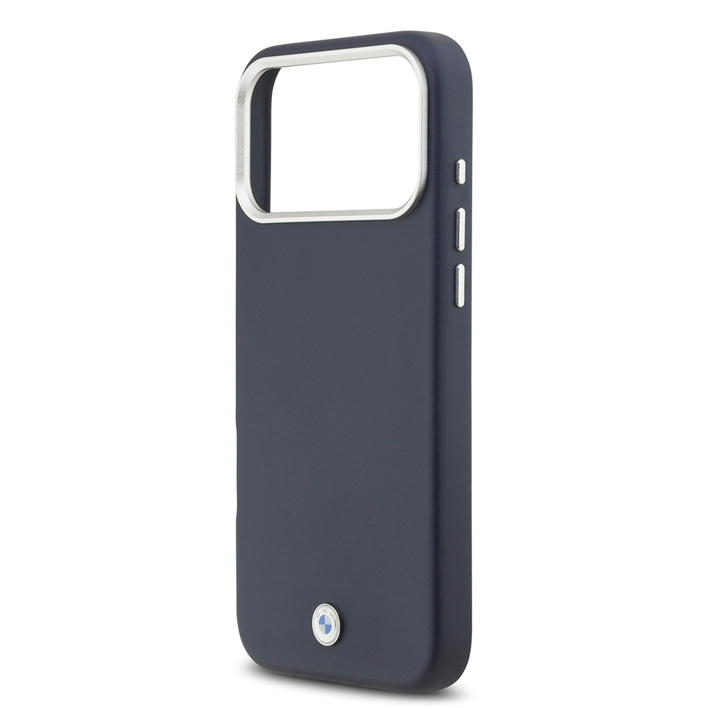 Apple iPhone 17 Pro Max Uyumlu Kılıf BMW Orjinal Lisanslı M-safe Şarj Özellikli Metal Logolu Tam Kaplama Deri Kapak - 11