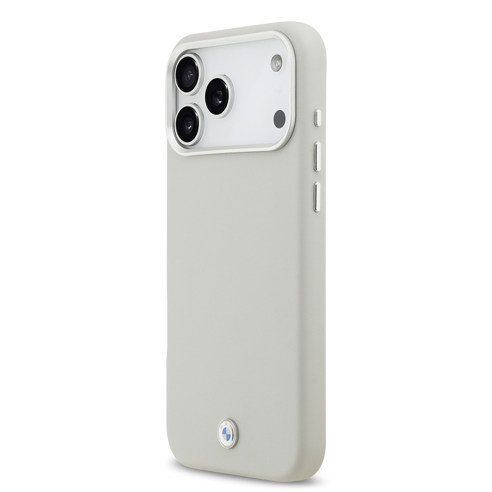 Apple iPhone 17 Pro Max Uyumlu Kılıf BMW Orjinal Lisanslı M-safe Şarj Özellikli Metal Logolu Tam Kaplama Deri Kapak - 13