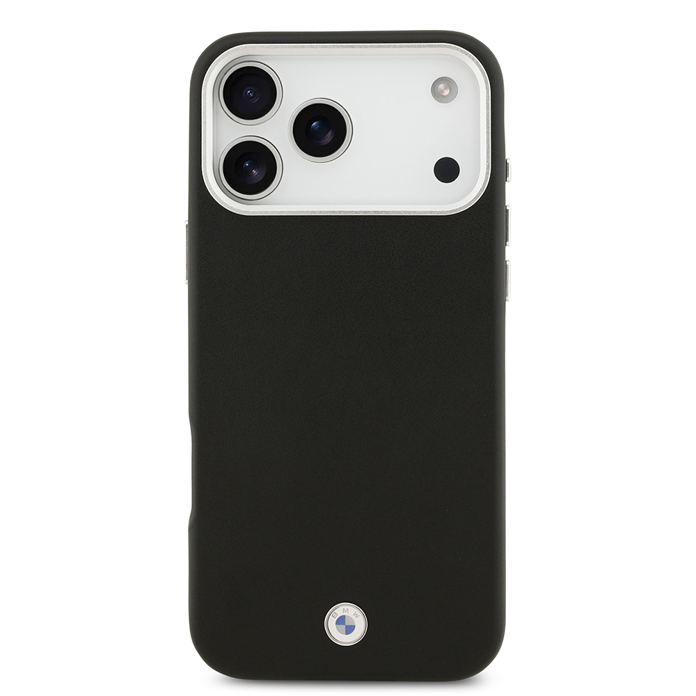 Apple iPhone 17 Pro Max Uyumlu Kılıf BMW Orjinal Lisanslı M-safe Şarj Özellikli Metal Logolu Tam Kaplama Deri Kapak - 20