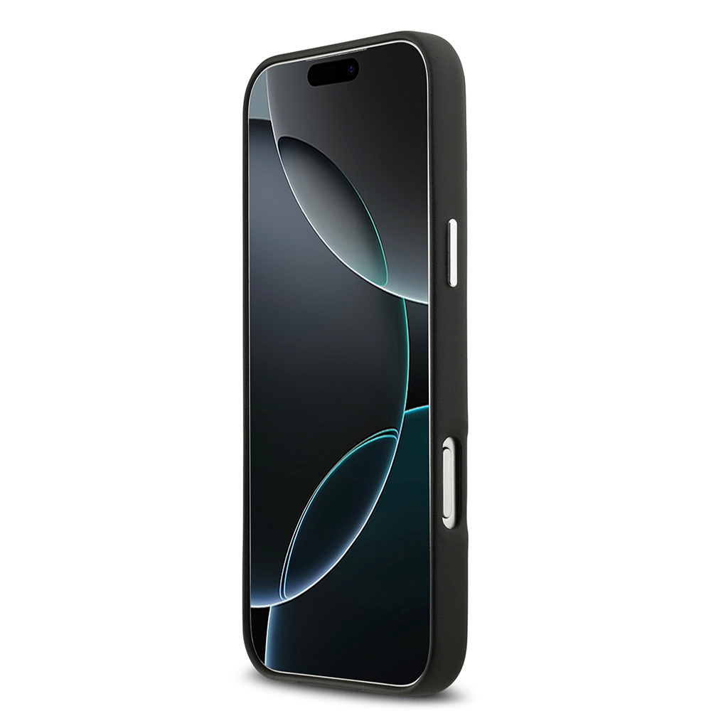 Apple iPhone 17 Pro Max Uyumlu Kılıf BMW Orjinal Lisanslı M-safe Şarj Özellikli Metal Logolu Tam Kaplama Deri Kapak - 22