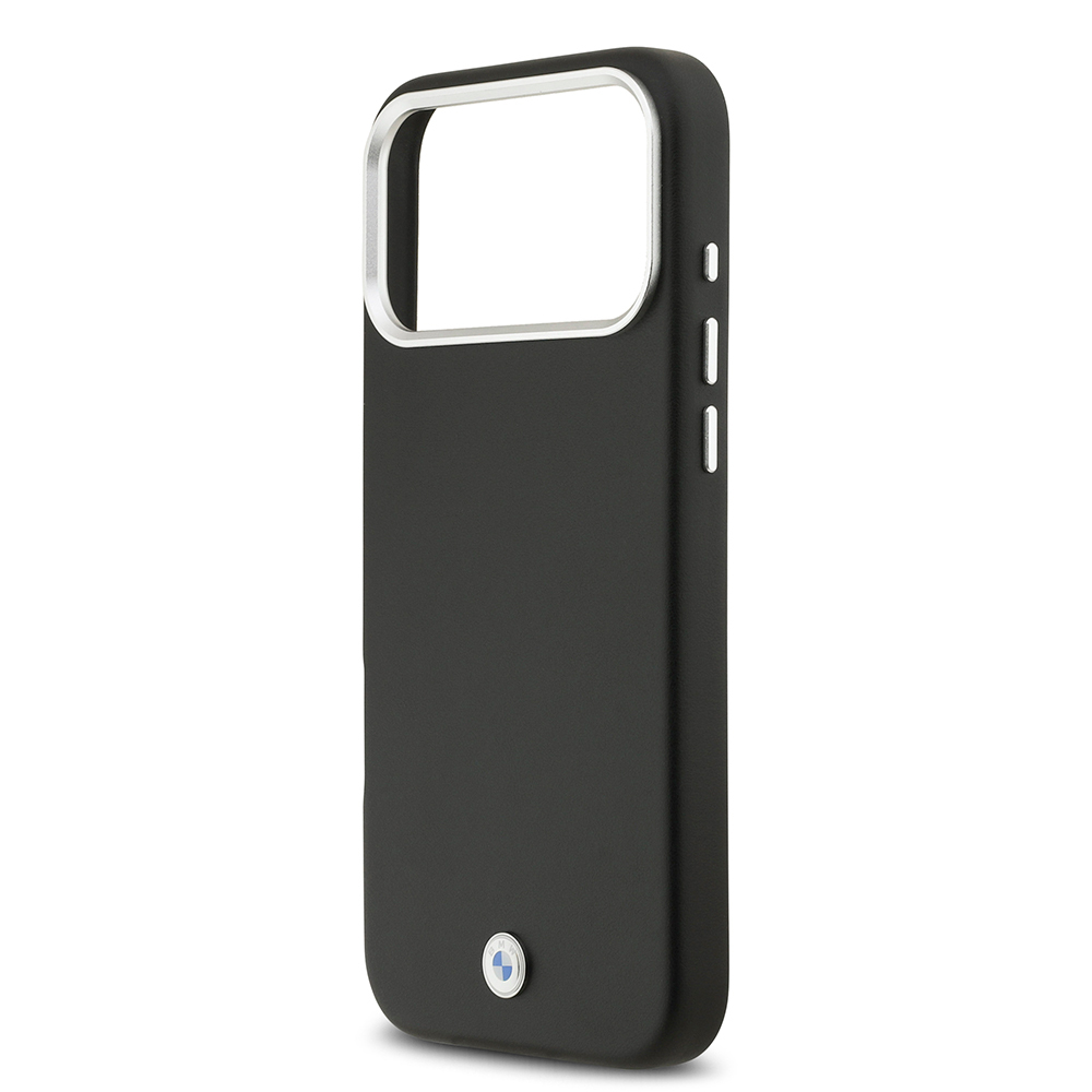 Apple iPhone 17 Pro Max Uyumlu Kılıf BMW Orjinal Lisanslı M-safe Şarj Özellikli Metal Logolu Tam Kaplama Deri Kapak - 23