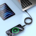 Wiwu Wi-C041 MagQ Çinko Alaşımlı Type-C to Lightning Hızlı Şarj Özellikli Data ve Şarj Kablosu 30W - 8