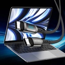 Wiwu Wi-C041 MagQ Çinko Alaşımlı Type-C to Type-C Hızlı Şarj Özellikli Data ve Şarj Kablosu 100W - 6