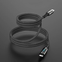 Wiwu Wi-C041 MagQ Çinko Alaşımlı Type-C to Type-C Hızlı Şarj Özellikli Data ve Şarj Kablosu 100W - 8