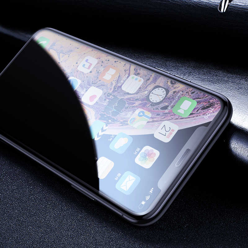 Apple iPhone 15 Pro Uyumlu Zore Anti-Dust Privacy Temperli Ekran Koruyucu - 3