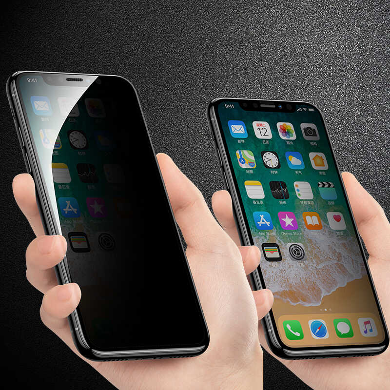 Apple iPhone 15 Pro Max Uyumlu Zore Anti-Dust Privacy Temperli Ekran Koruyucu - 7