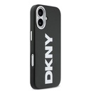 Apple iPhone 17 Uyumlu Kılıf DKNY Orjinal Lisanslı M-safe Şarj Özellikli PU Büyük Dikey Logolu Kapak - 3
