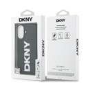 Apple iPhone 17 Uyumlu Kılıf DKNY Orjinal Lisanslı M-safe Şarj Özellikli PU Büyük Dikey Logolu Kapak - 7