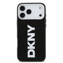 Apple iPhone 17 Pro Max Uyumlu Kılıf DKNY Orjinal Lisanslı M-safe Şarj Özellikli PU Büyük Dikey Logolu Kapak - 2
