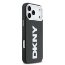 Apple iPhone 17 Pro Max Uyumlu Kılıf DKNY Orjinal Lisanslı M-safe Şarj Özellikli PU Büyük Dikey Logolu Kapak - 3