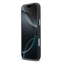 Apple iPhone 17 Pro Max Uyumlu Kılıf DKNY Orjinal Lisanslı M-safe Şarj Özellikli PU Büyük Dikey Logolu Kapak - 4