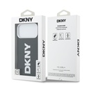 Apple iPhone 17 Pro Max Uyumlu Kılıf DKNY Orjinal Lisanslı M-safe Şarj Özellikli PU Büyük Dikey Logolu Kapak - 7