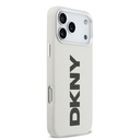 Apple iPhone 17 Pro Max Uyumlu Kılıf DKNY Orjinal Lisanslı M-safe Şarj Özellikli PU Büyük Dikey Logolu Kapak - 10