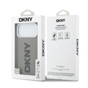 Apple iPhone 17 Pro Max Uyumlu Kılıf DKNY Orjinal Lisanslı M-safe Şarj Özellikli PU Büyük Dikey Logolu Kapak - 21